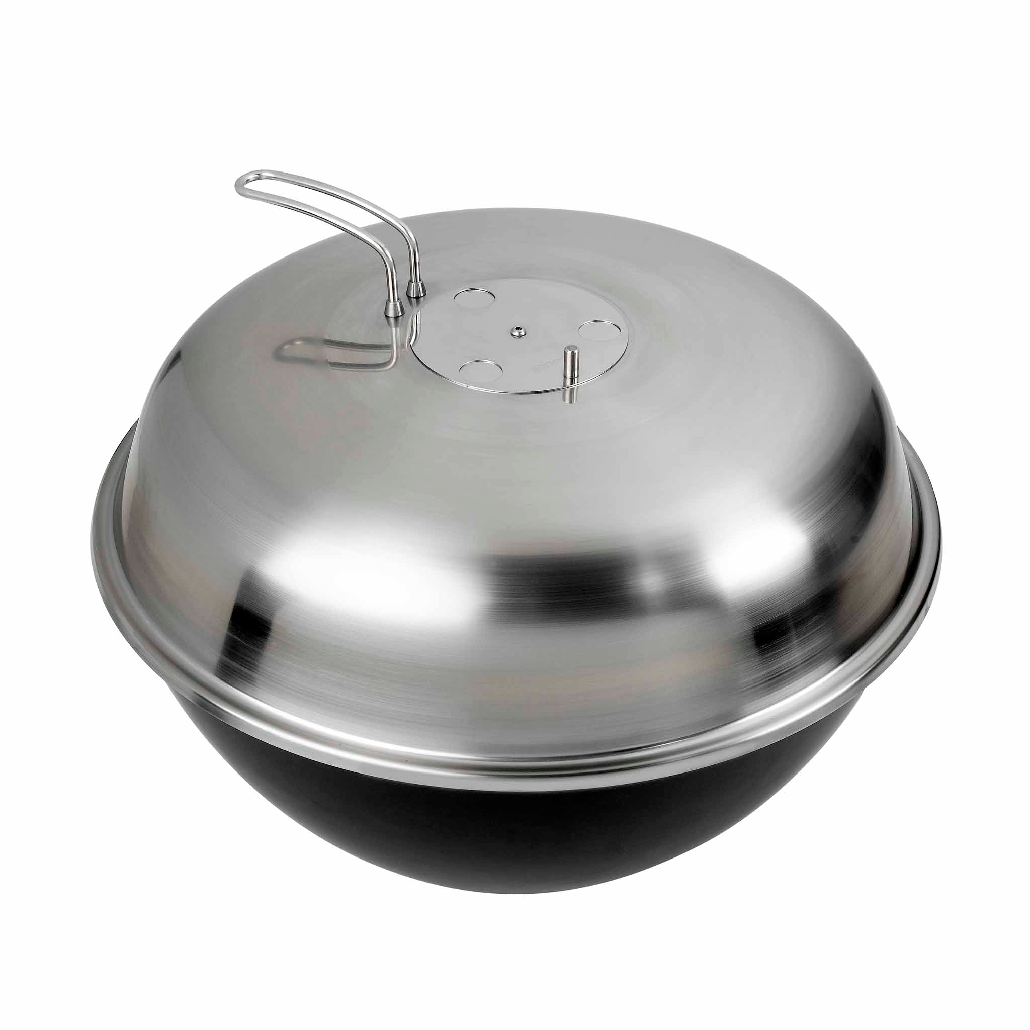 Built-in kettle barbecue