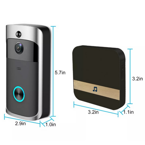 wireless doorbell camera, wireless video doorbell, best wireless video doorbell, Wireless WiFi Video Doorbell