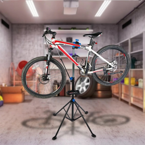 bike repair stand, bicycle repair stand, bike mechanic repair stand