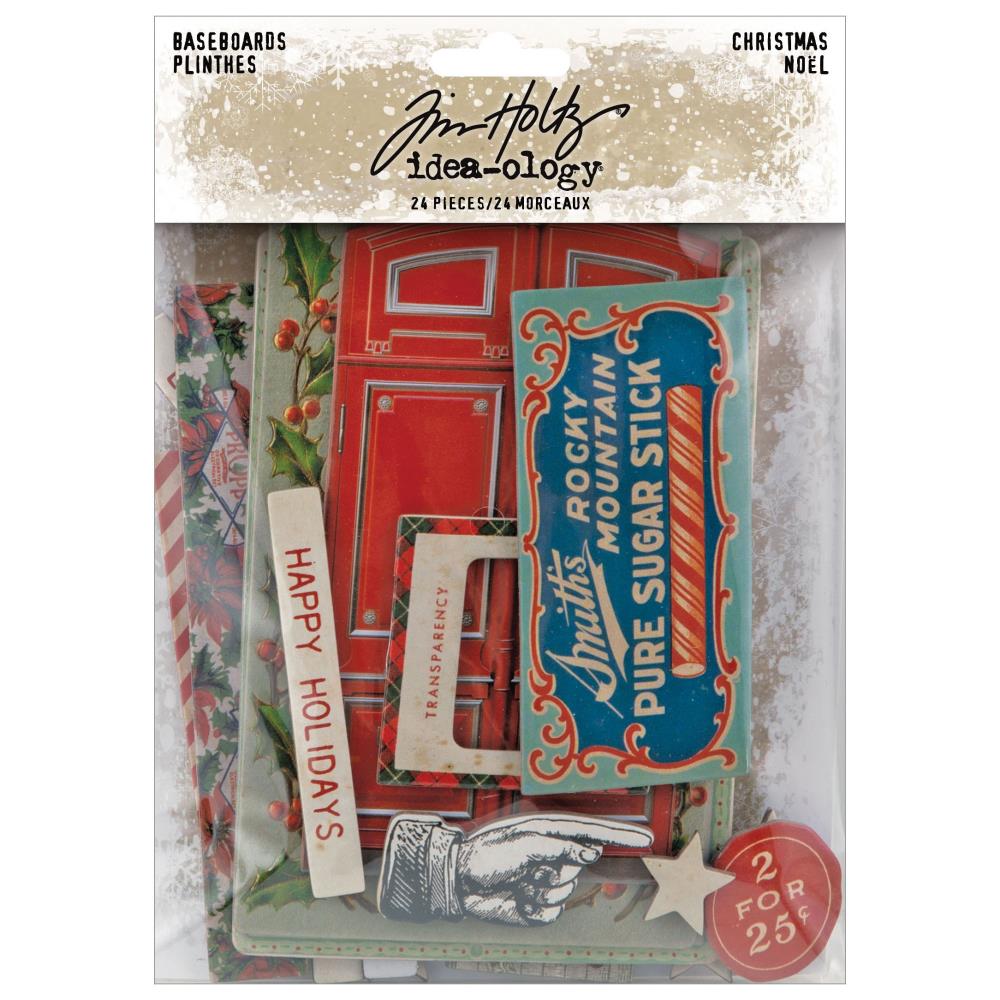 Christmas 2023 Idea-Ology by Tim Holtz - [TH94349] Baseboards & Transparencies