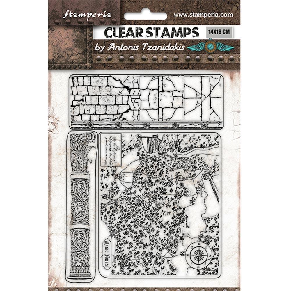 Stamperia Create Happiness Clear Stamps Elements
