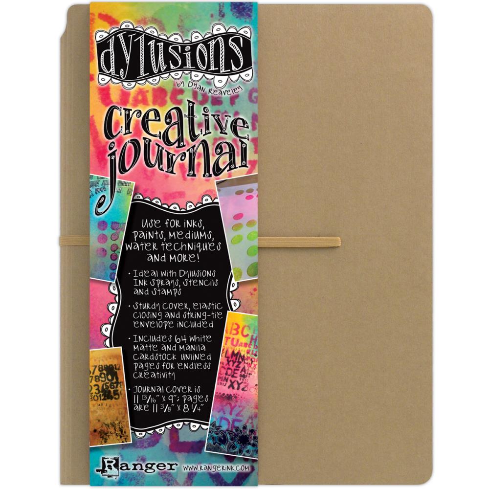 Dylusions Journal: Large Black with Dot Grid - DYJ80398