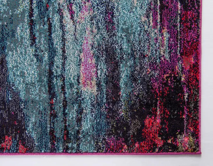 Sunset Chromatic Rug with a Modern Design