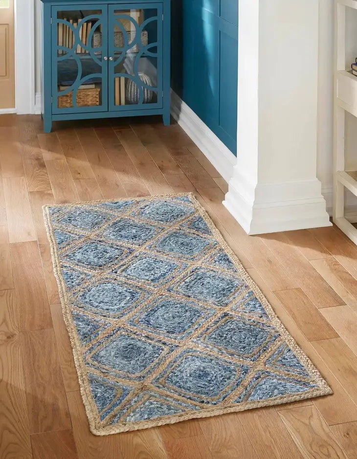 Exquisite Bengal Rug Woven from Braided Jute