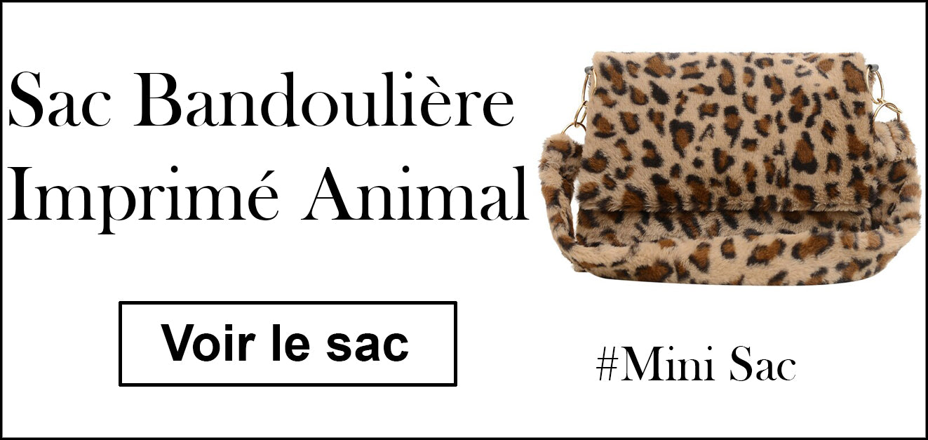 Sac Bandoulière Imprimé Animal