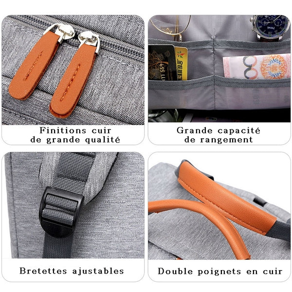 Petit sac à dos homme élégance caractéristiques