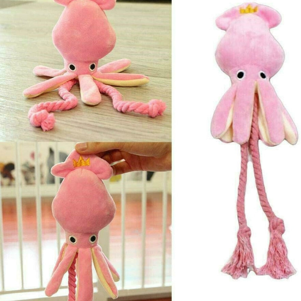 squid dog plush