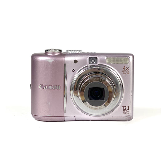 Canon IXUS 95 IS Digital Compact - Pink – Retro Camera Shop