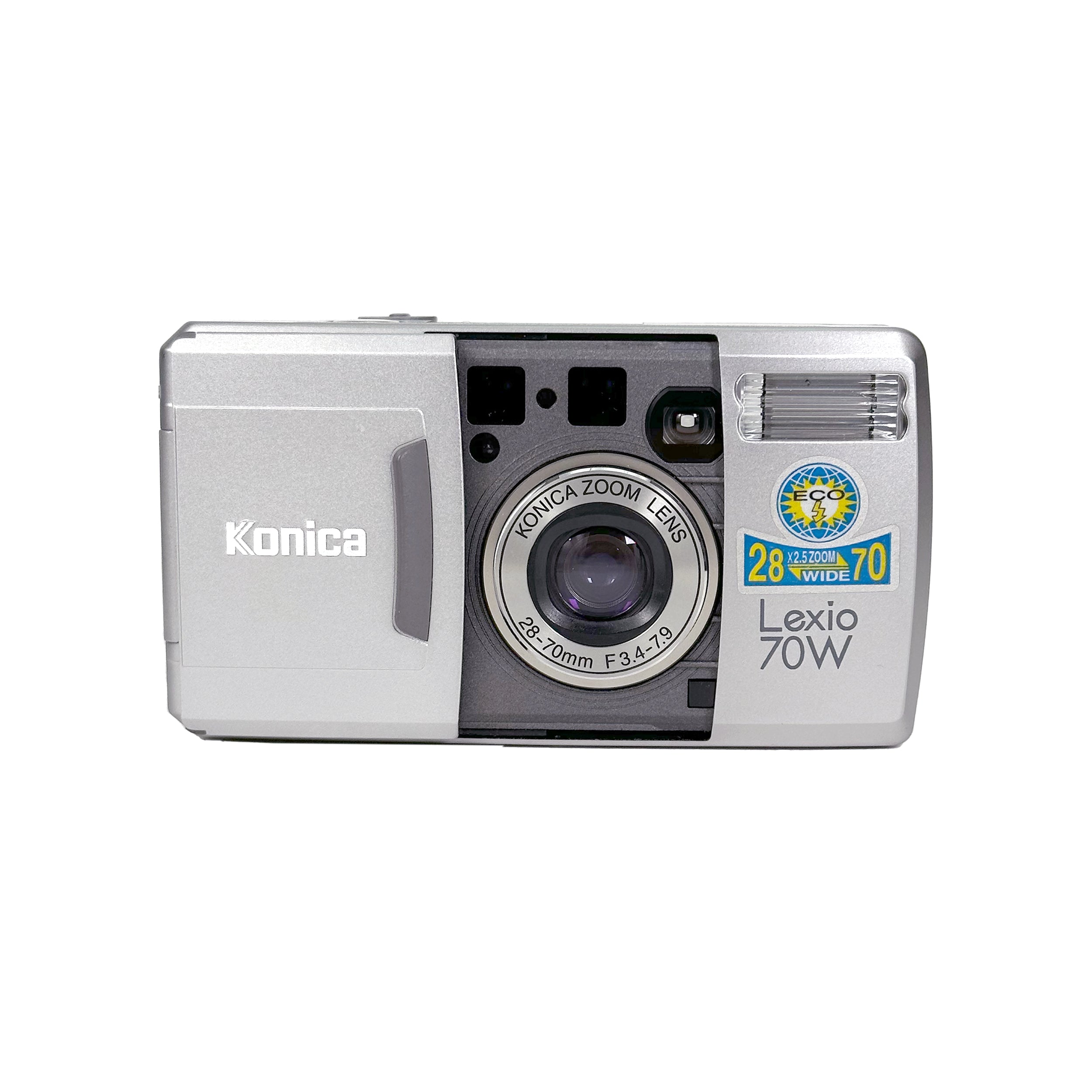 Konica コニカ Lexio70 Black フィルムカメラ フィルムカメラ