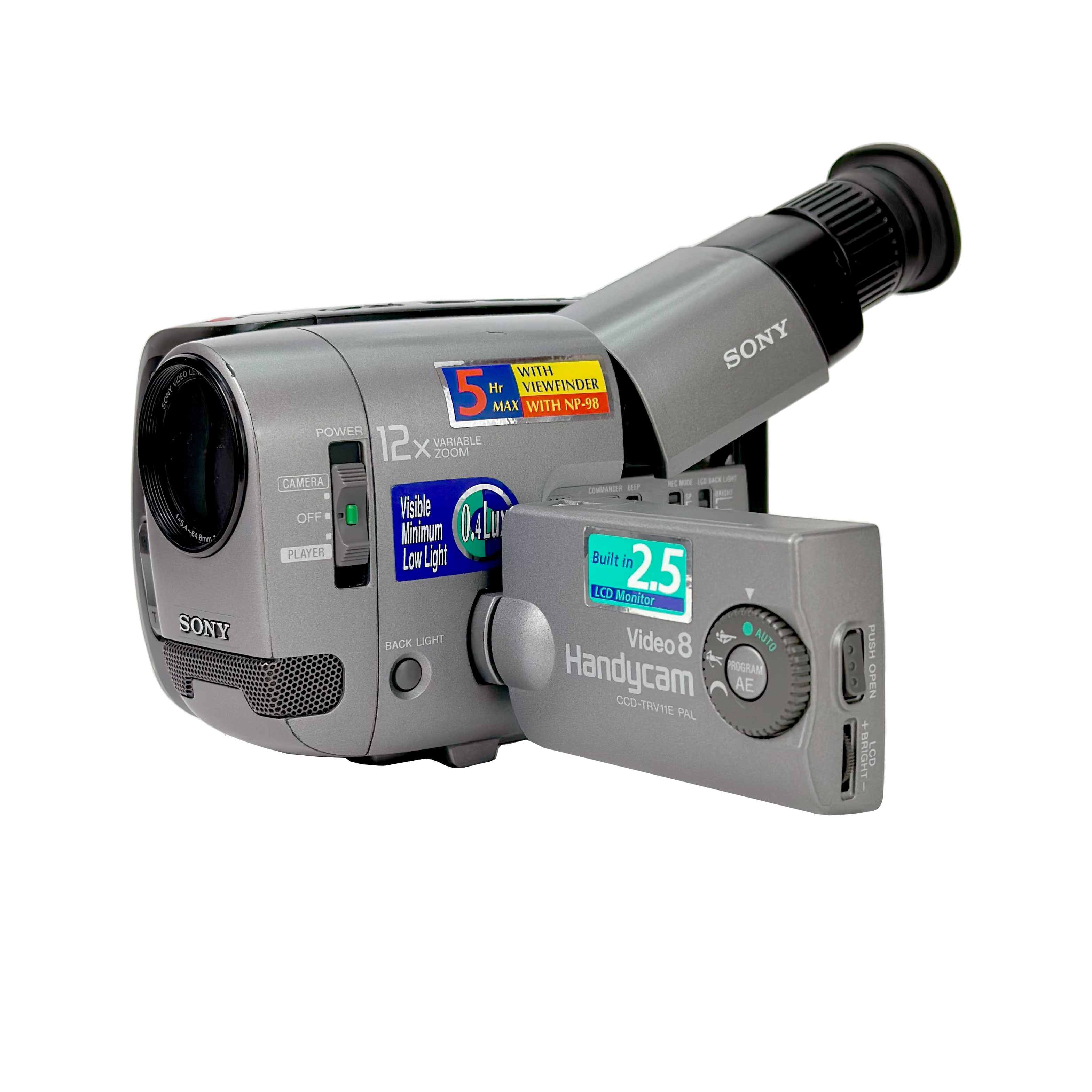 ソニー2.5液晶video8 Handycam - ビデオカメラ