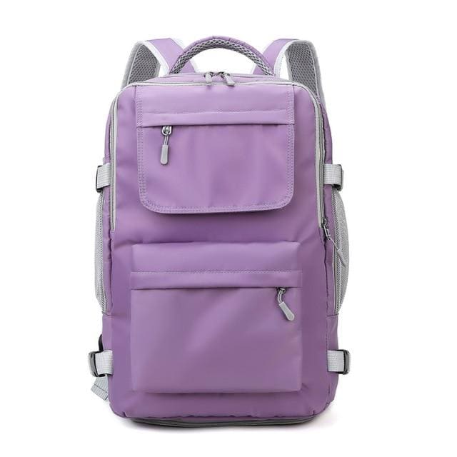 Sac Dos Ordinateur Femme - Matelassé Violette – Lecoinpochette