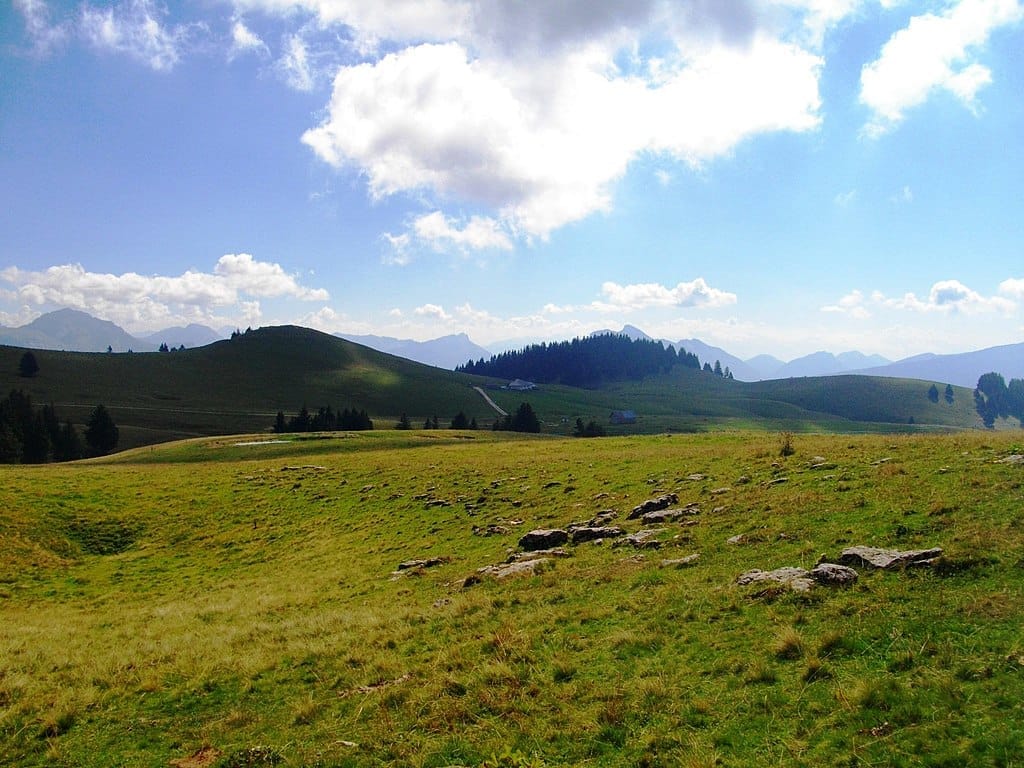 Le plateau du Semnoz.