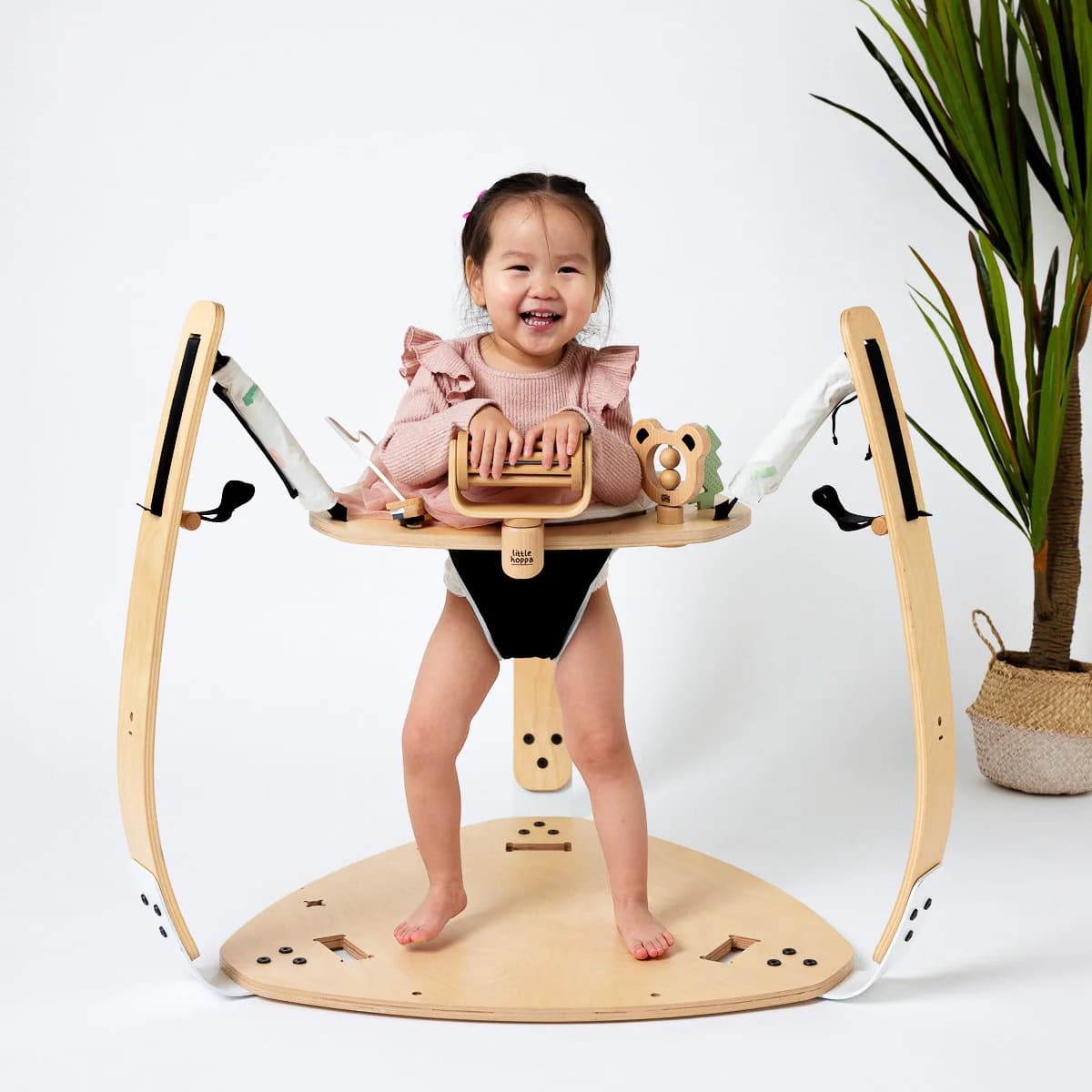 Wooden Baby Bouncer, Modern & Sustainable