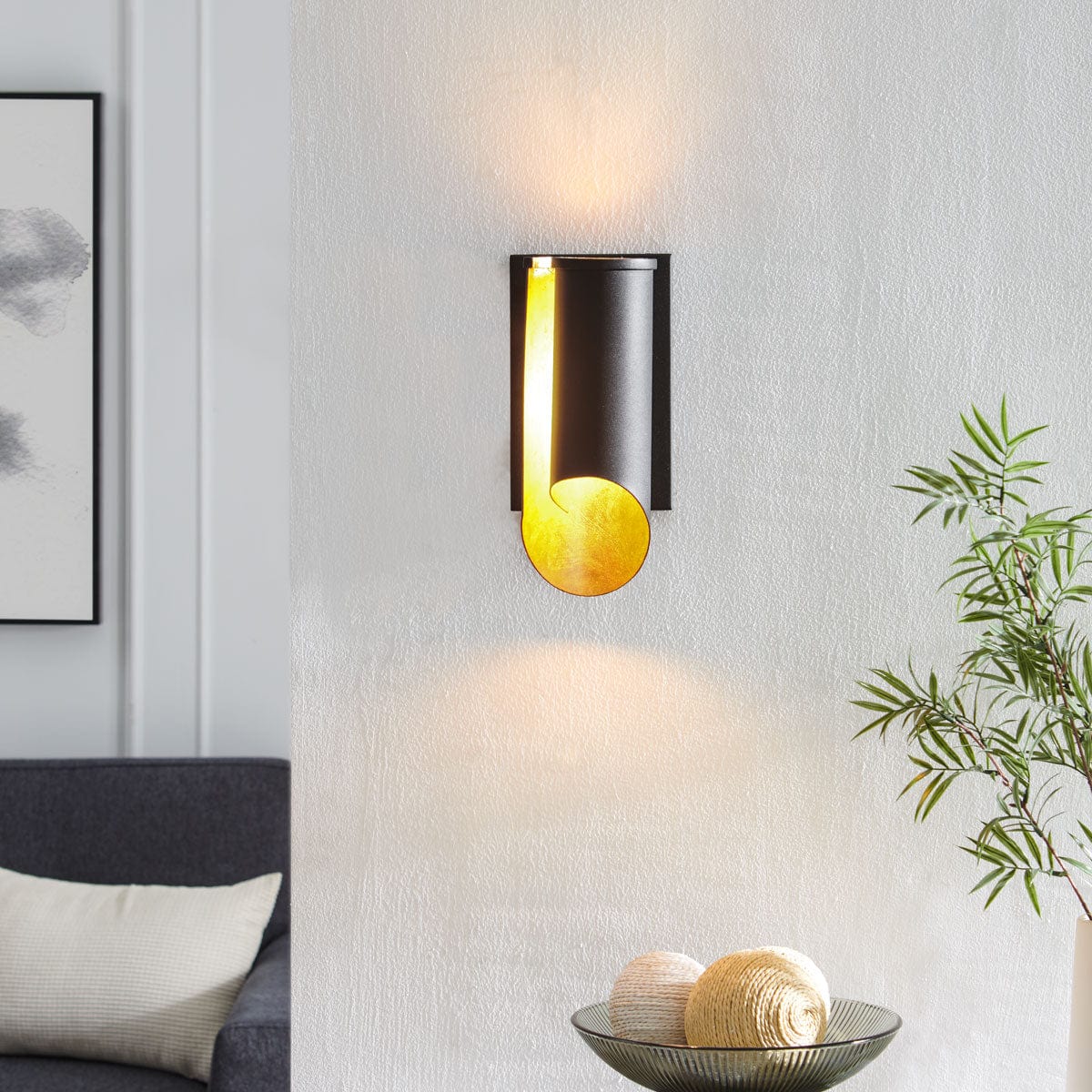 Industrial Black Metal Ada Sconce-Ada Wall Light