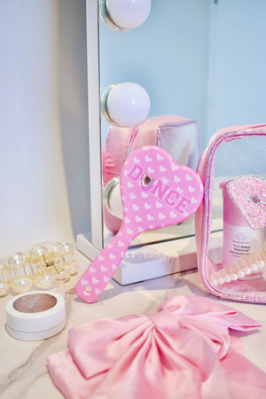 DANCE Heart-Shaped Hairbrush - Footlights Dance & Theatre Boutique