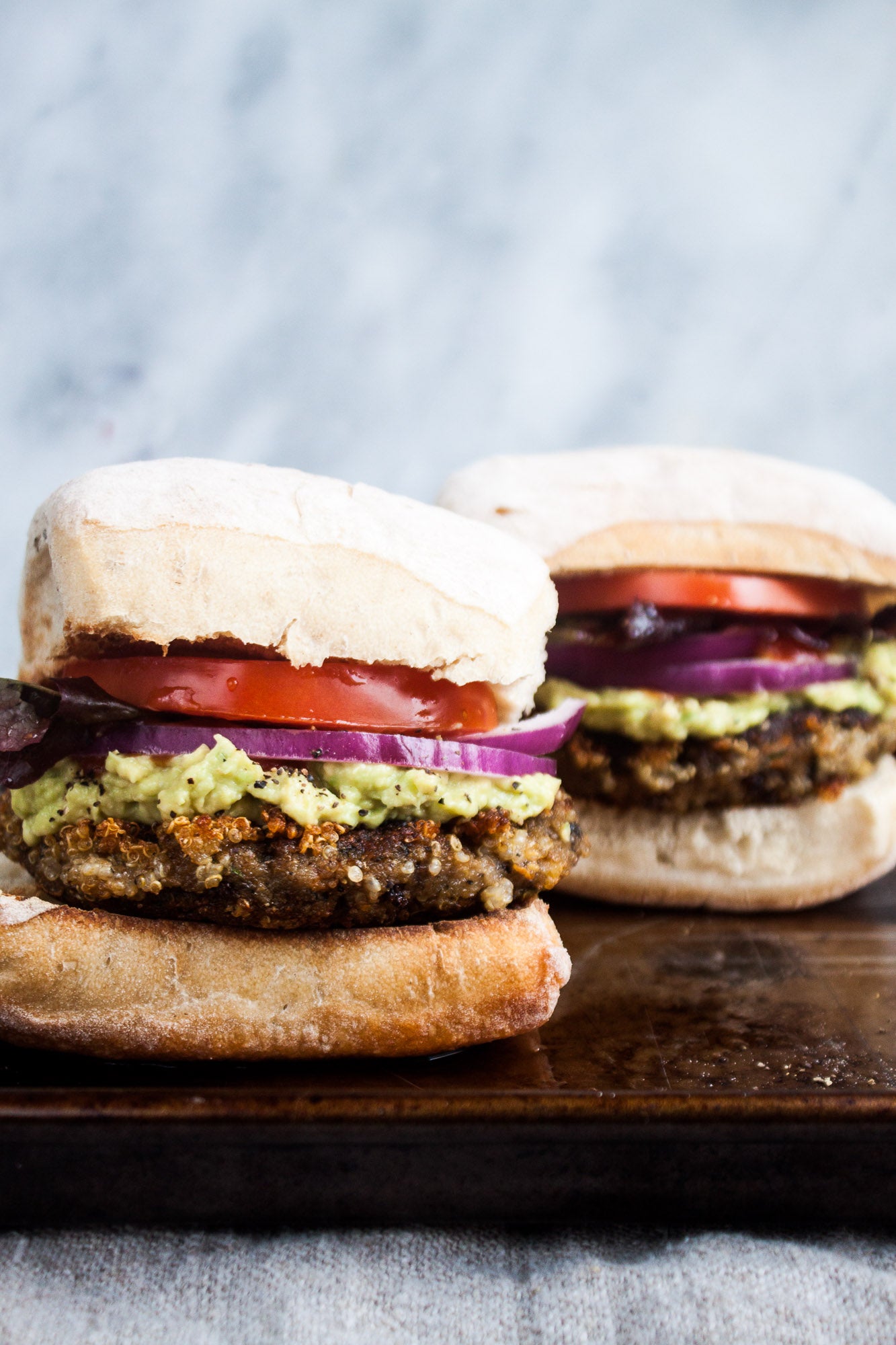 Golden Quinoa Mushroom Burger | in pursuit of more