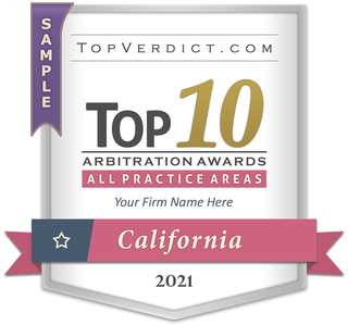 Top 10 Arbitration Awards in California in 2021