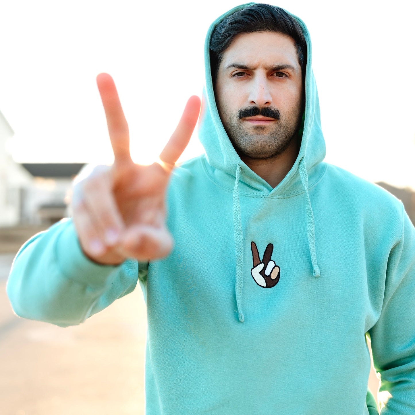 Kind People Embroidered Hoodie – Wear The Peace