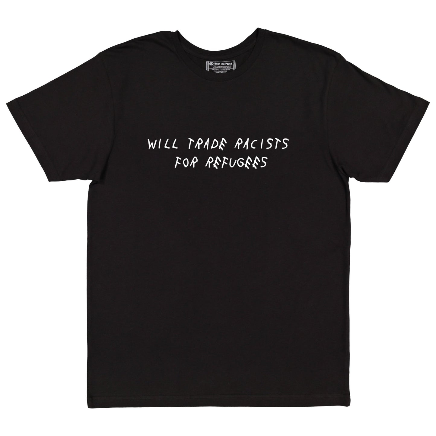 Human Embroidered Tee  We Are All Human – Wear The Peace