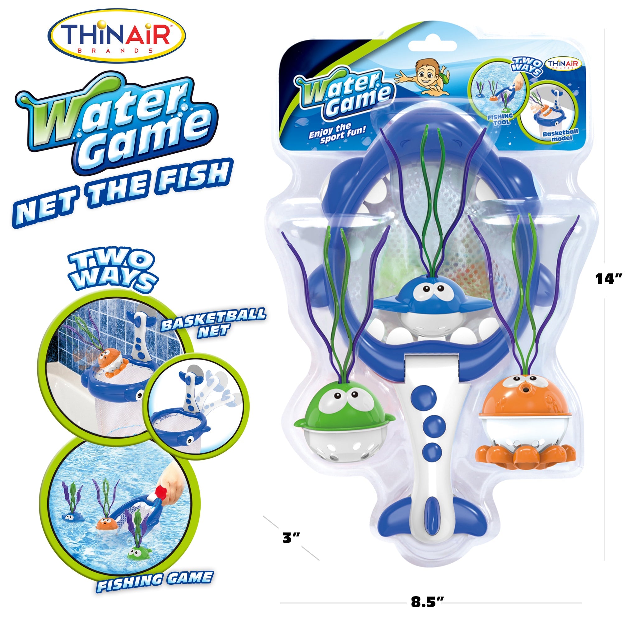 Catch The Fish Swim Dive Game by Thin Air #W570 – Wonder World Toy