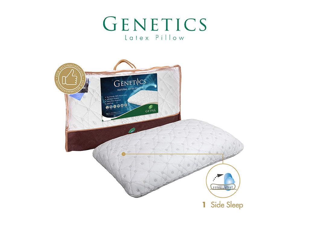 Getha Genetics Latex Pillow for Side Sleepers