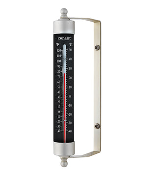 The Original Vermont Indoor/Outdoor Thermometer Brass, Solid Brass  Indoor/Outdoor Thermometers at Songbird Garden