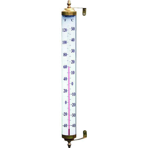 The Original Vermont Indoor/Outdoor Thermometer Brass, Solid Brass