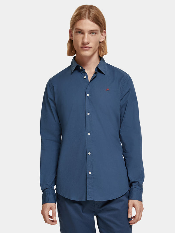 Organic cotton/elastane oxford shirt – Scotch & Soda AU