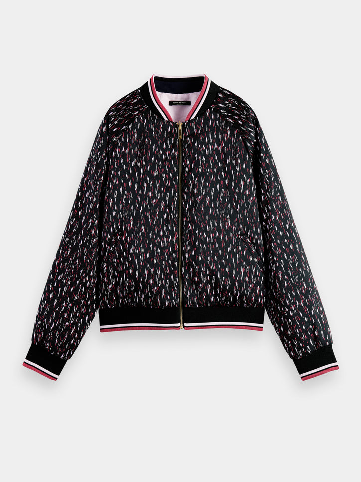 Metallic Monogram Flowers Reversible Puffer Jacket - Ready to Wear