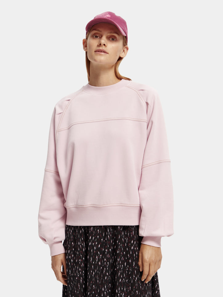 Relaxed-fit quilted panel sweatshirt – Scotch & Soda AU