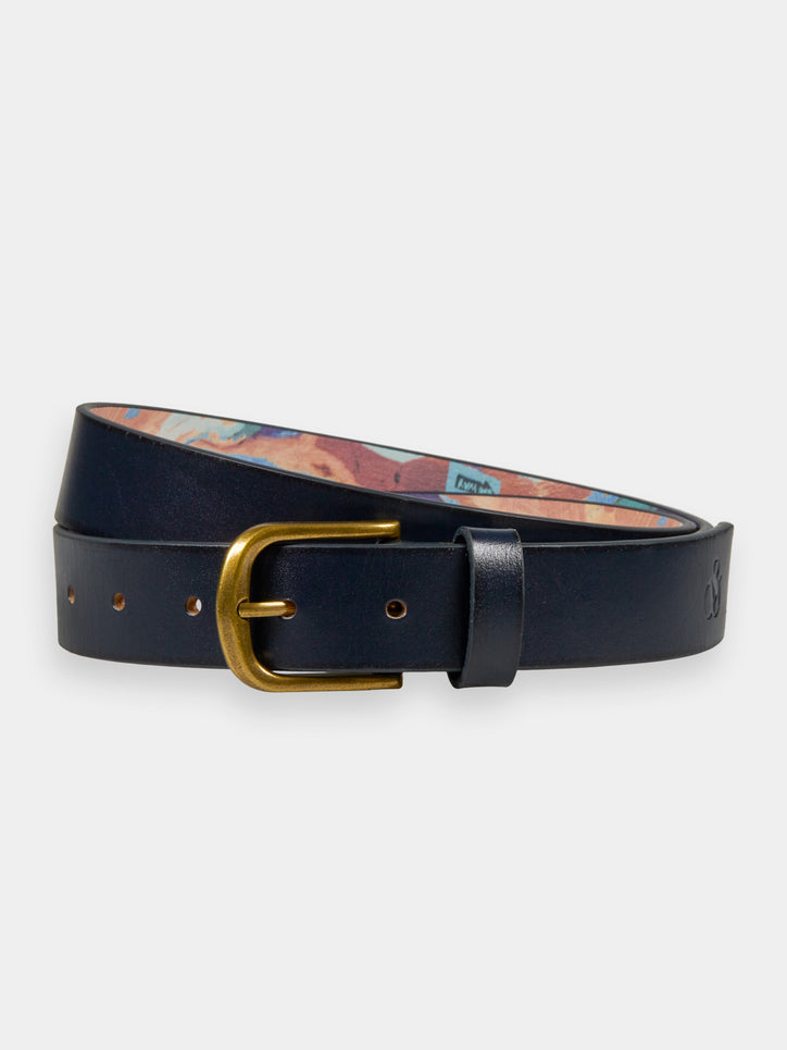 Scotch & Soda Men's Leather Belt | Medium 海外 即決-