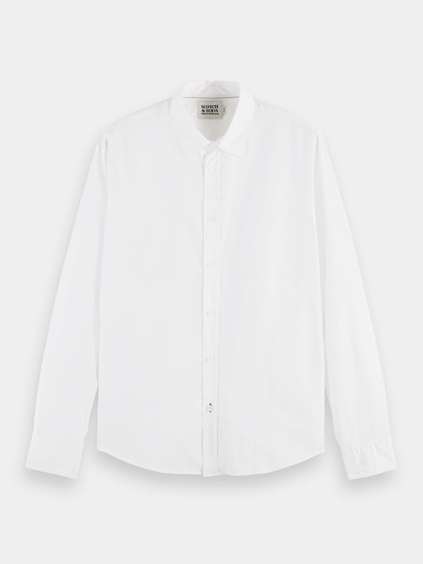 Organic cotton/elastane oxford shirt – Scotch & Soda AU