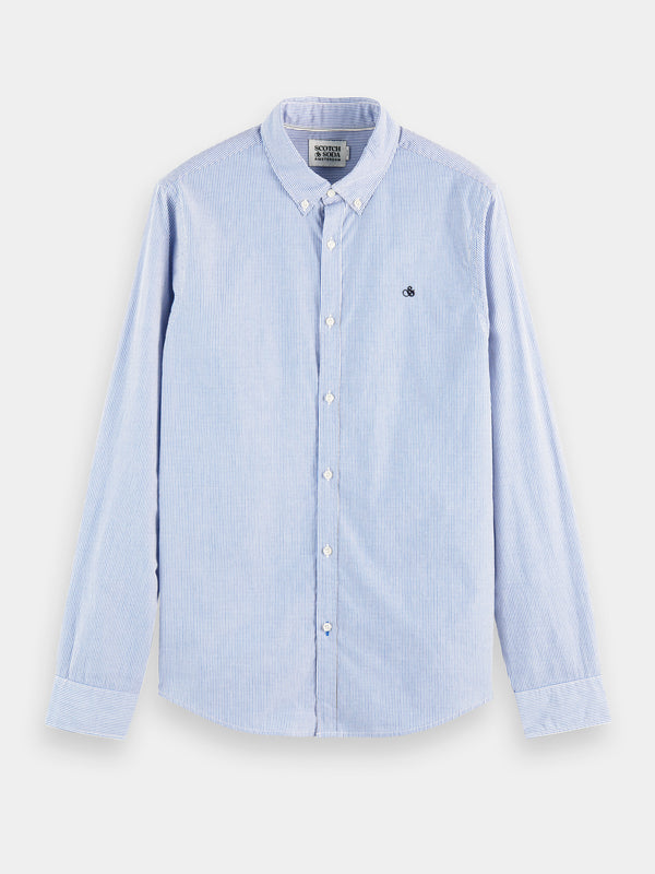 Organic cotton/elastane oxford shirt – Scotch & Soda AU