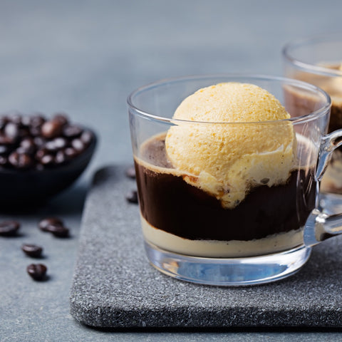 Affogato Espresso with Ice Cream