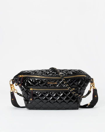 MZ Wallace - Crosby Crossbody Sling Bag Oyster Metallic