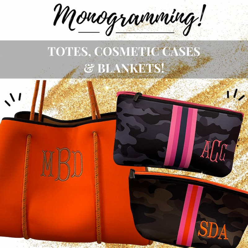 Totes, Cosmetic Cases & Blankets