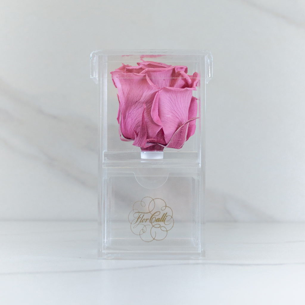 Joyero Mini (Lila) - Rosas Eternas – Flor Calli