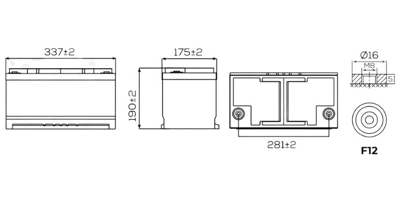 NDS - 3LION L-100B disegno tecnico