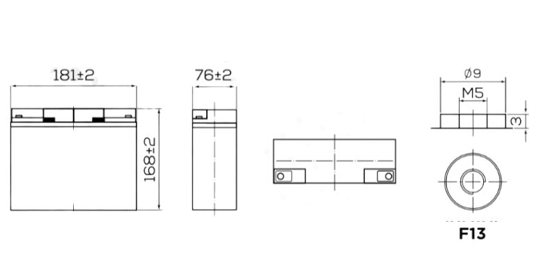 NDS - 3LION L-20 disegno tecnico