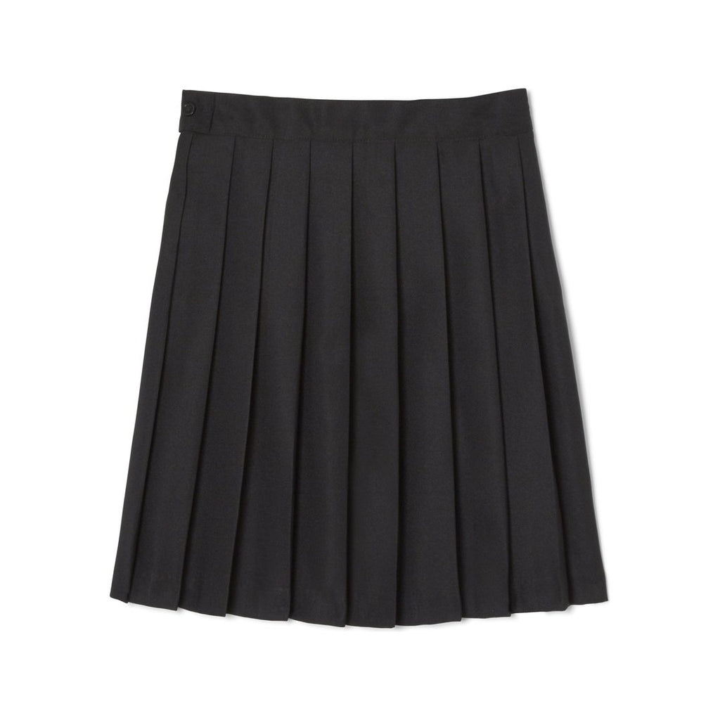 hver dag Til meditation par Plus Size Pleated Skirt Below The Knee - Black – Metro School Uniforms
