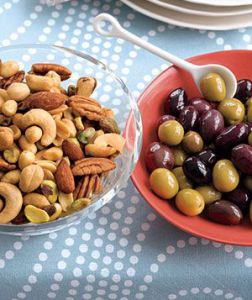 olives and nuts