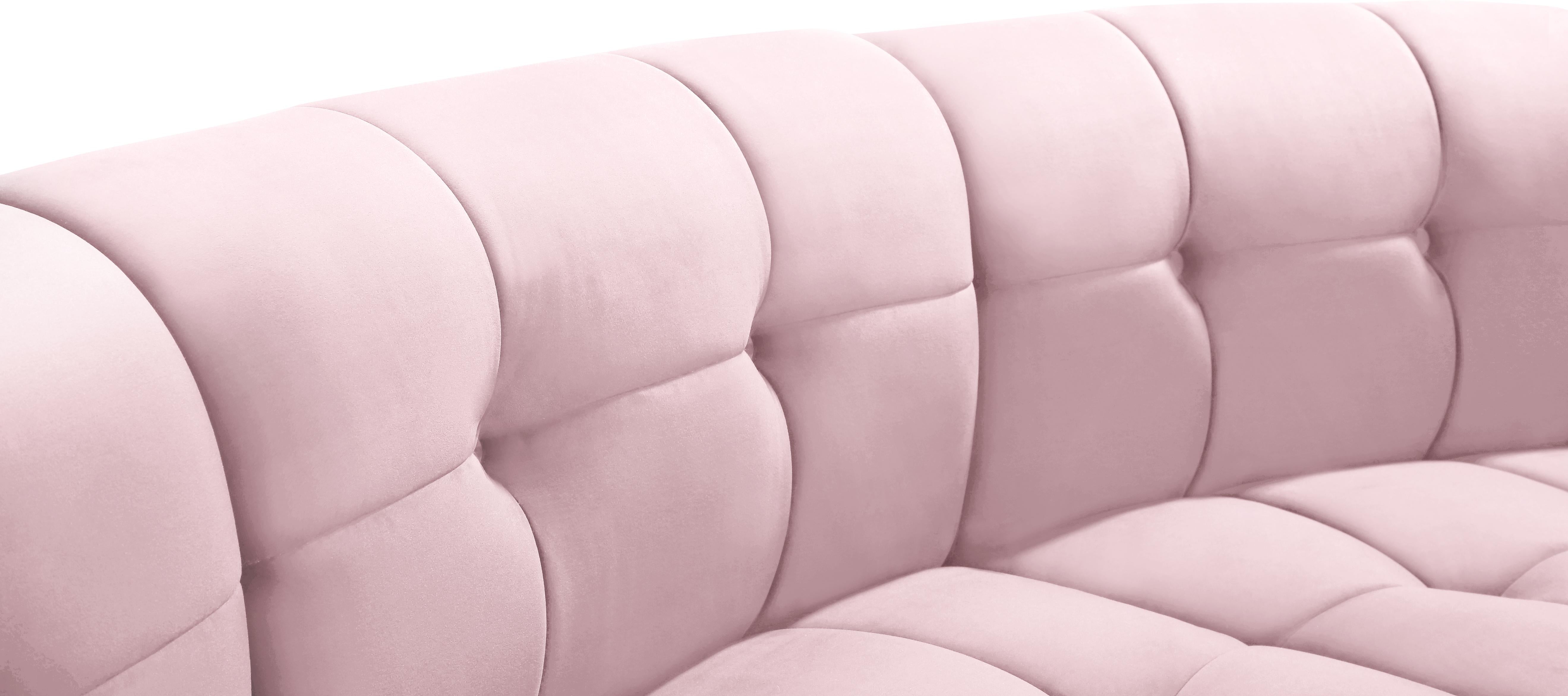 12-Piece Pink Velvet Modular Sectional for Limitless Seating Arrangements