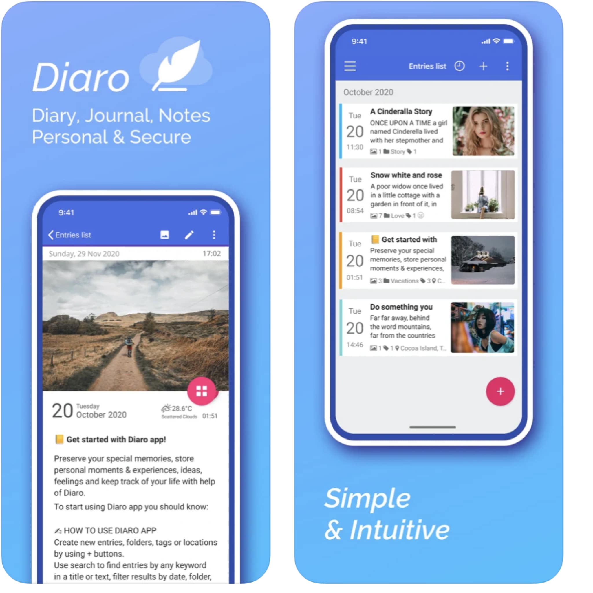 Best online diary app