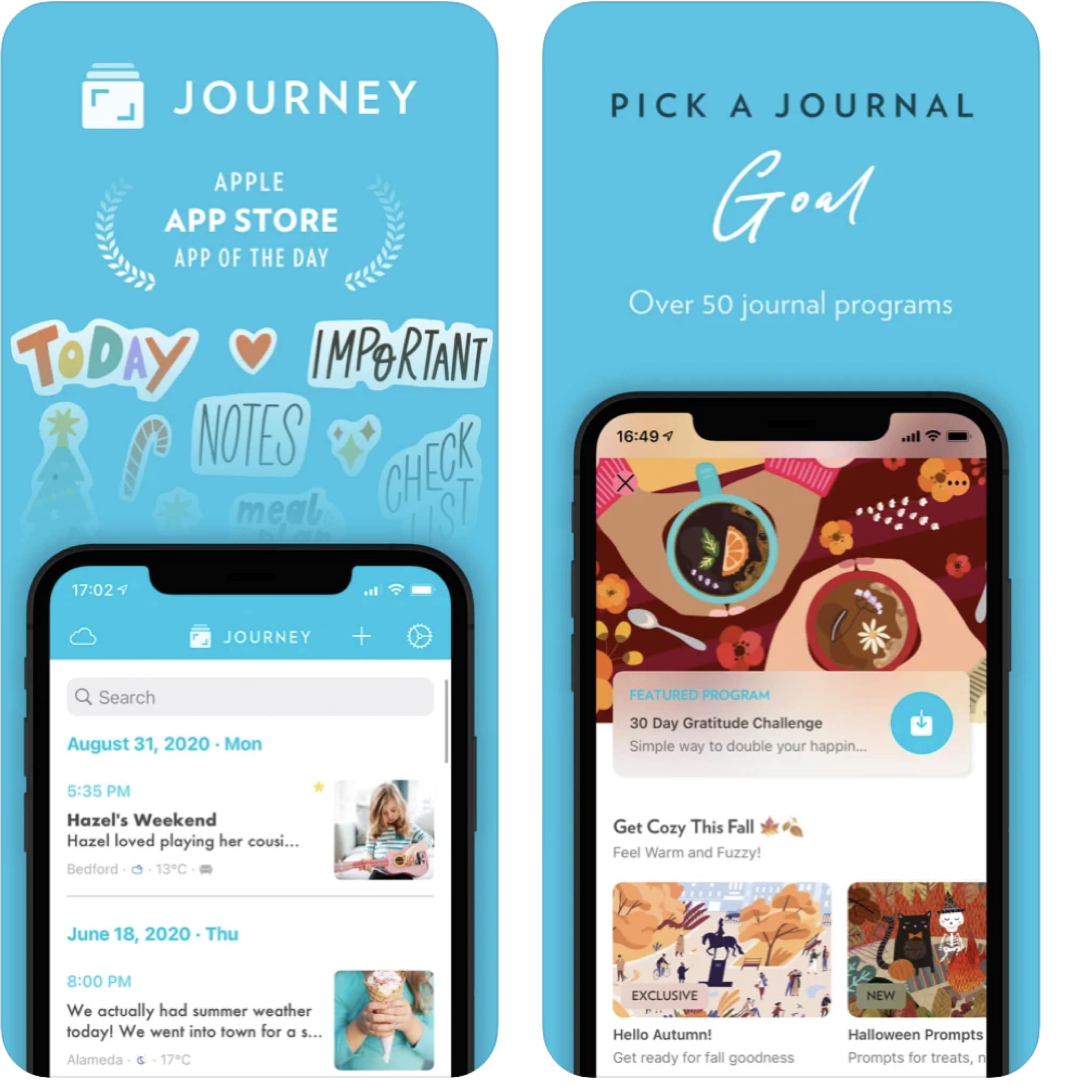 my trip journal app