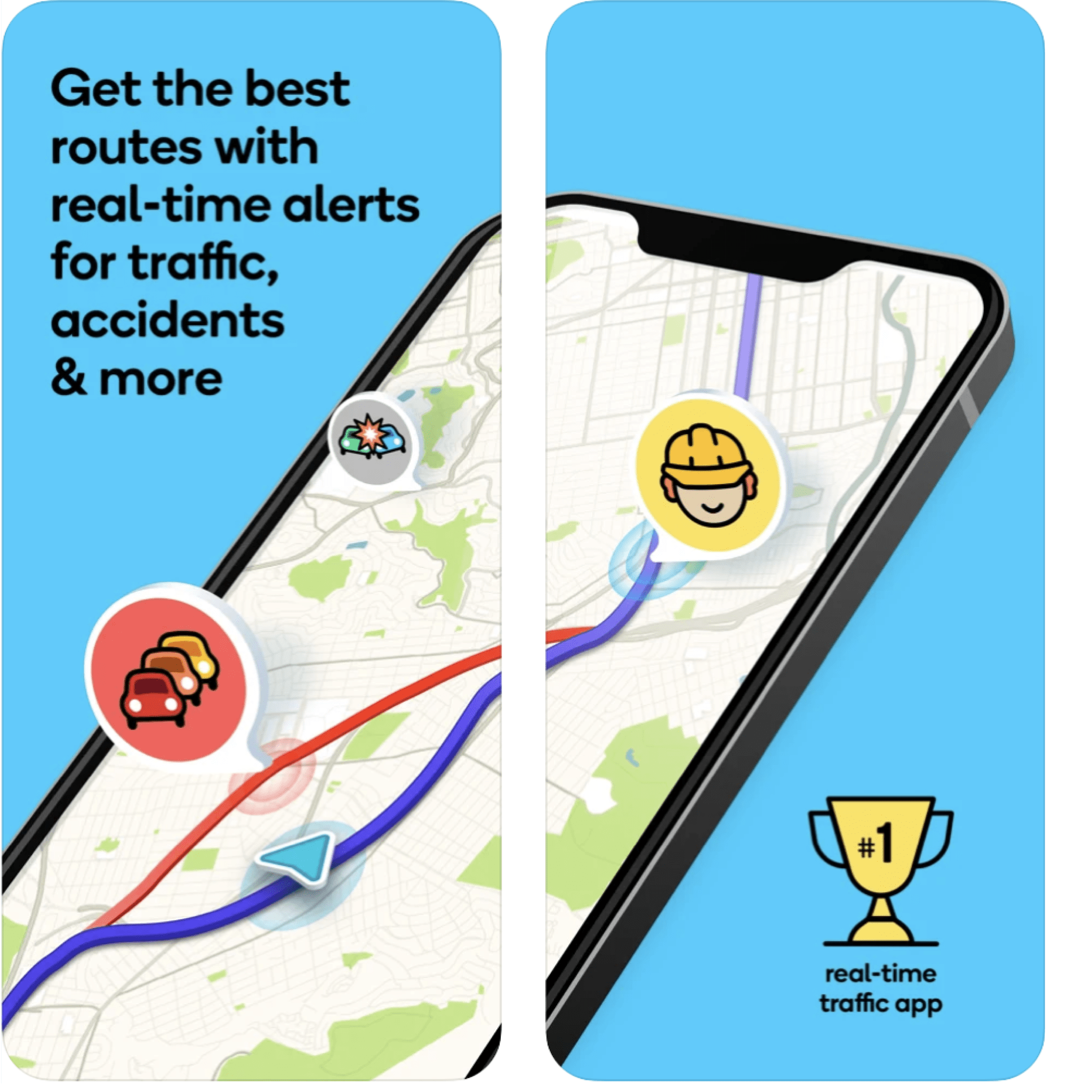 Driving directions, live traffic & road conditions updates - Waze