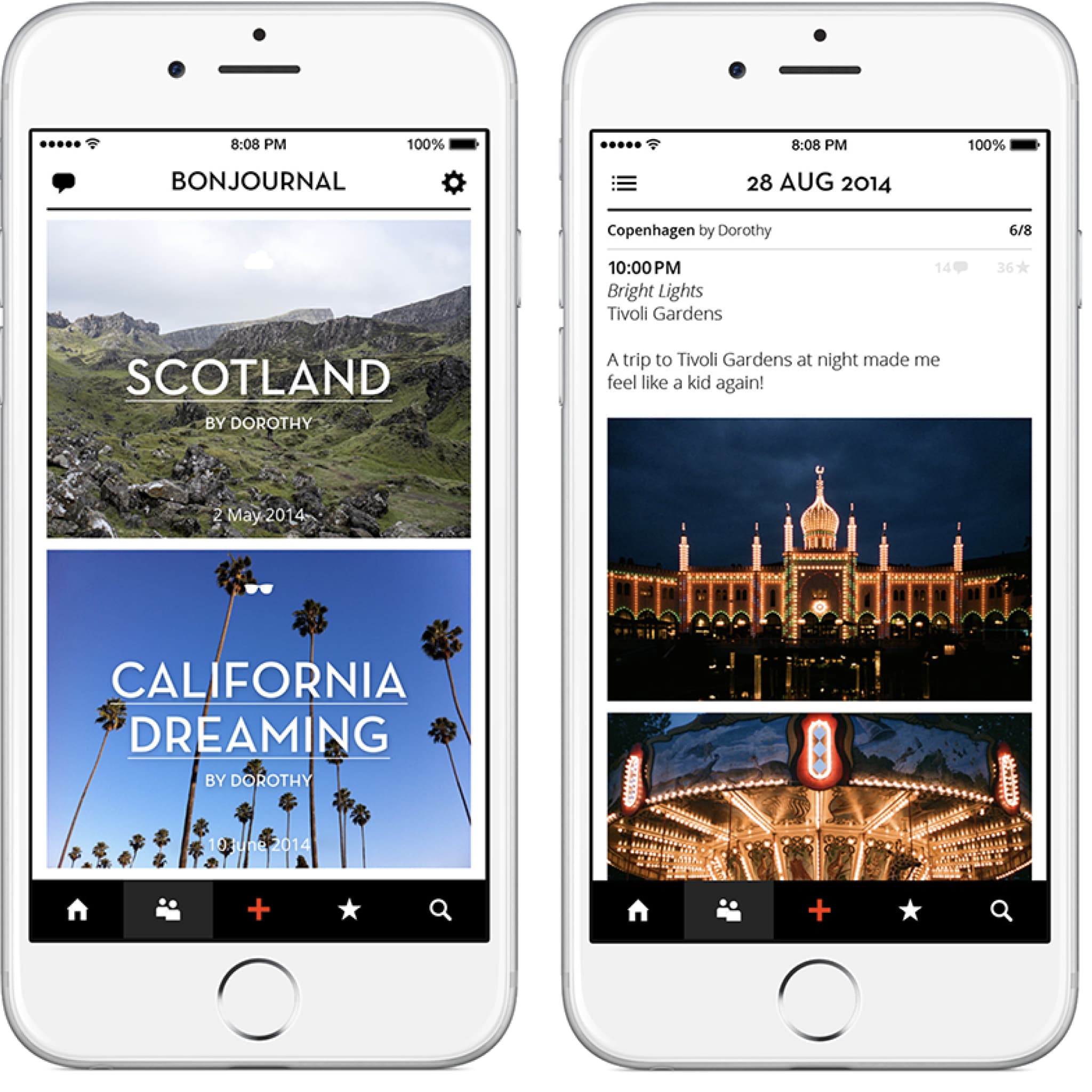 travel history app