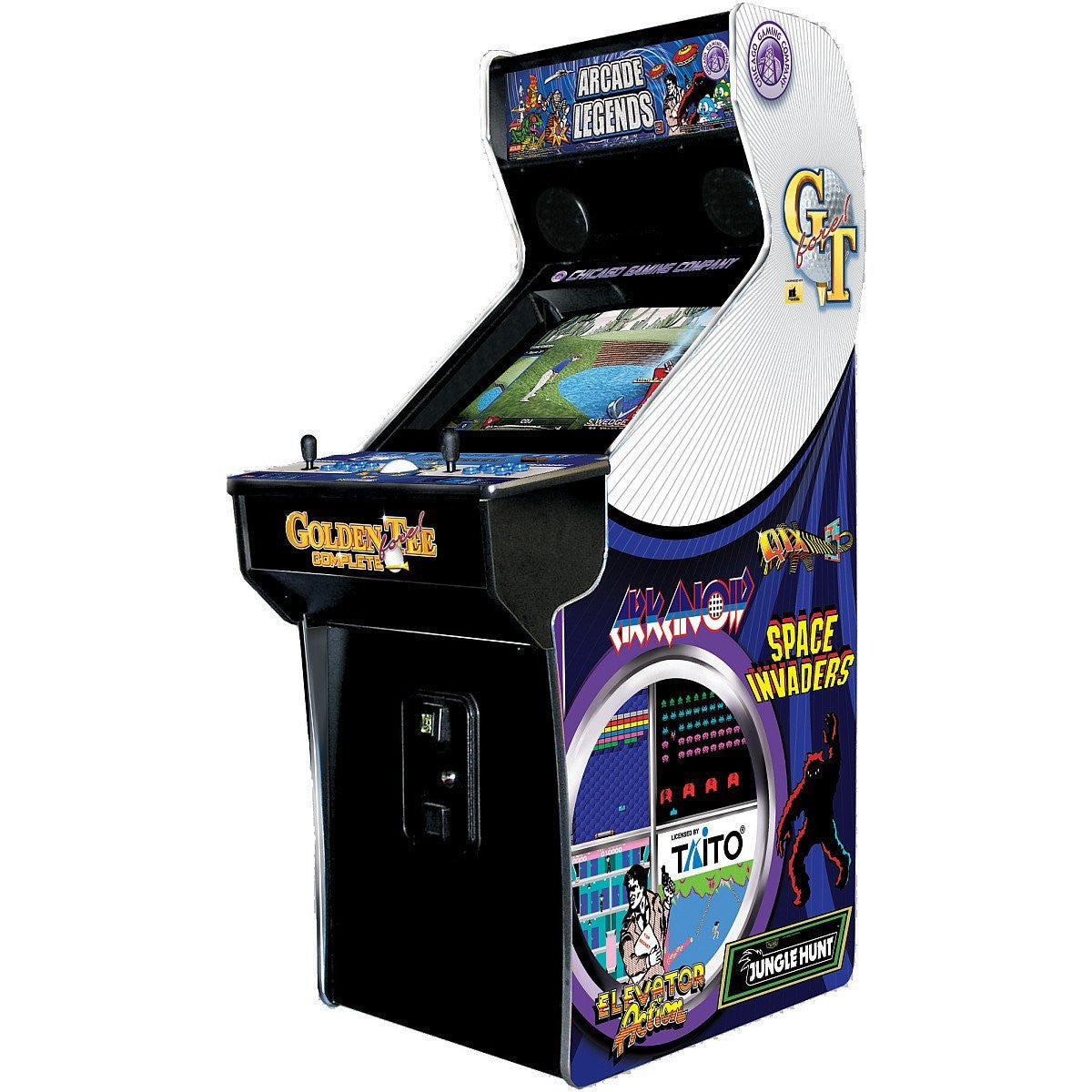 Chicago Gaming Arcade Legends 3 Arcade Game With 130 Games And