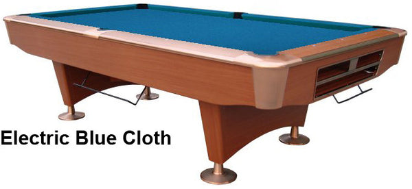 blue slate pool table
