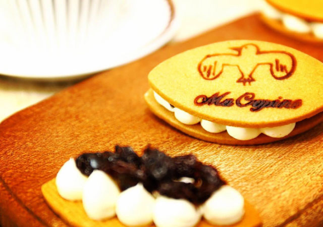 「マ・コピーヌ」さまのクッキーにロゴ焼印の画像