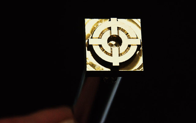 真鍮製焼印の電気式セット